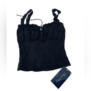 Reformation Ruffle Strap Top size 4